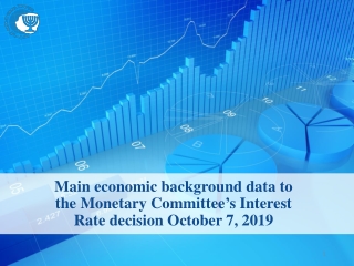 Main economic background data to the Monetary Committee’s Interest Rate decision October 7, 2019