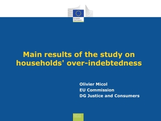 Main results of the study on households' over-indebtedness