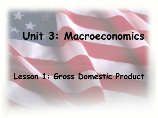 Unit 3: Macroeconomics