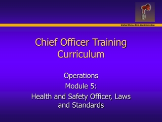 Chief Officer Training Curriculum