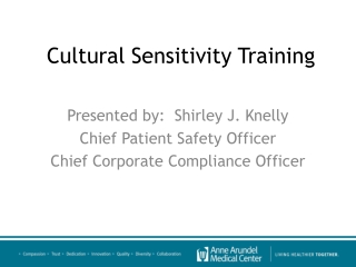 Cultural Sensitivity Training