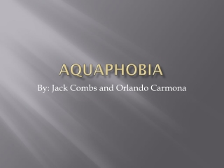 Aquaphobia