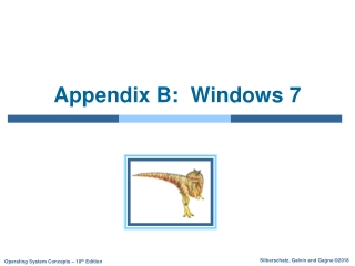 Appendix B:  Windows 7