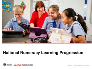 National Numeracy Learning Progression