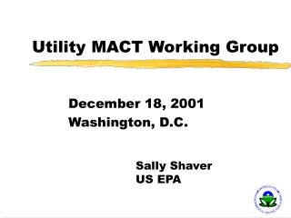 Utility MACT Working Group