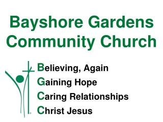 Bayshore Gardens Community Church