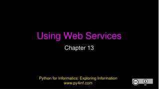 Using Web Services