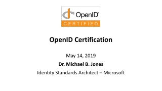OpenID  Certification