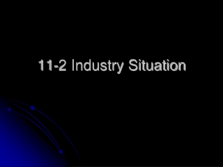 11-2 Industry Situation