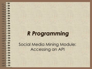 R Programming