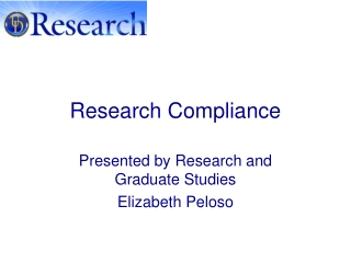 Research Compliance