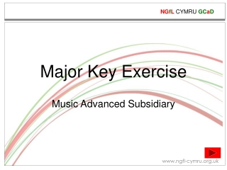 Major Key Exercise