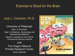 Exercise is Good for the Brain