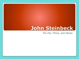 John Steinbeck