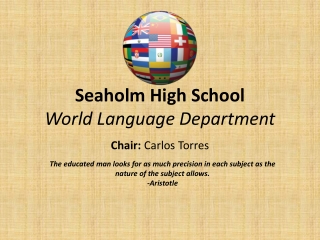Seaholm High School World Language Department