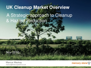 UK Cleanup Market Overview