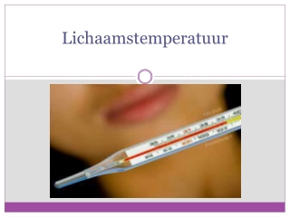 Lichaamstemperatuur