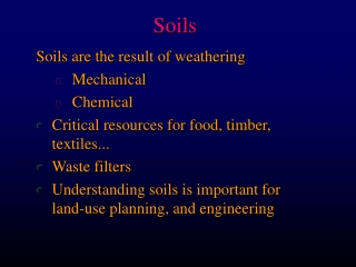 Soils