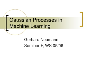 Gaussian Processes in Machine Learning