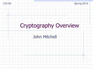 Cryptography Overview