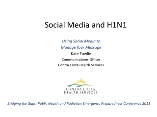 Social Media and H1N1