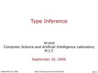 Type Inference