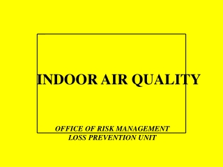 INDOOR AIR QUALITY