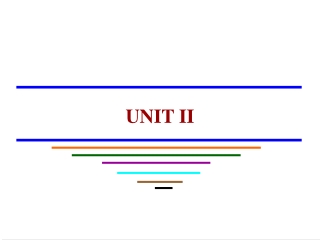 UNIT II