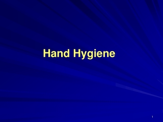 Hand Hygiene