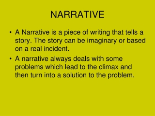 NARRATIVE