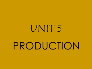 UNIT 5