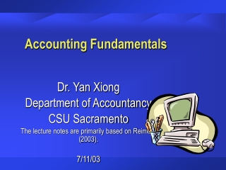 Accounting Fundamentals