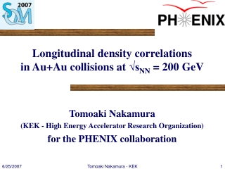 Longitudinal density correlations in Au+Au collisions at  √s NN  =  200 GeV