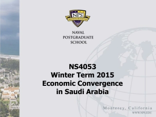 NS4053  Winter Term 2015 Economic Convergence  in Saudi Arabia