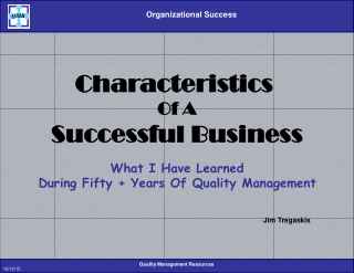 Characteristics  Of A Successful Business What I Have Learned