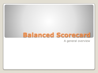 Balanced Scorecard