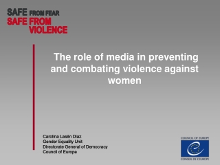The role of media in preventing and combating violence against women
