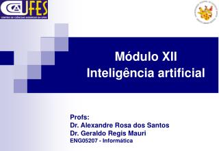 Módulo XII Inteligência artificial