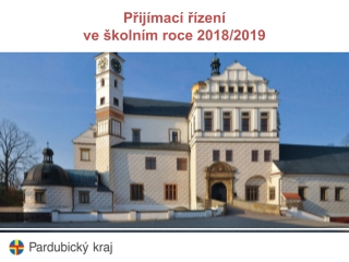 Přijímací řízení  ve školním roce 2018/2019