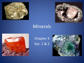 Minerals