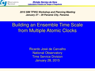 2015 SIM TFWG Workshop and Planning Meeting January 27 – 29 Panamá City, Panamá.