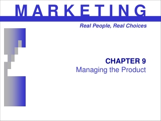 CHAPTER 9 Managing the Product