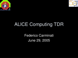 ALICE Computing TDR