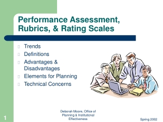 Performance Assessment,  Rubrics, &amp; Rating Scales
