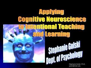 Stephanie Golski Dept. of Psychology