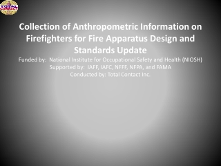 NIOSH Firefighter  Study: Phase I