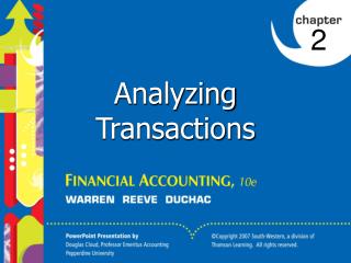 Analyzing Transactions