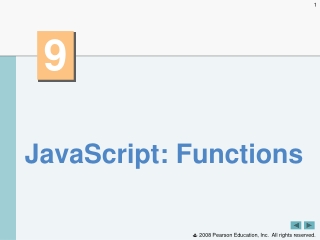 JavaScript: Functions