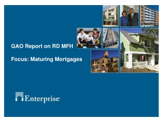GAO Report on RD MFH Focus: Maturing Mortgages