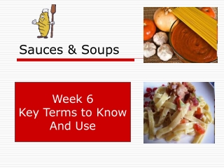 Sauces &amp; Soups